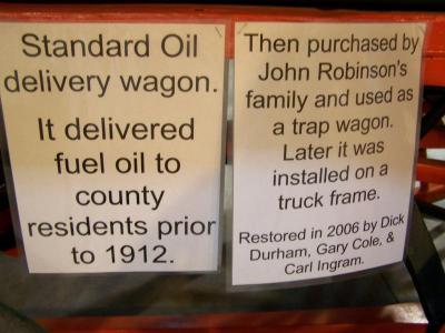 Standard Oil delivery wagon information
